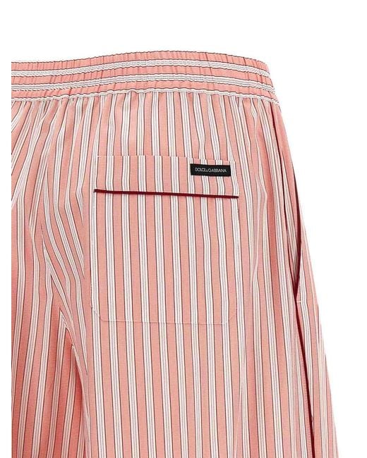 Dolce & Gabbana Pink Pajama Pants