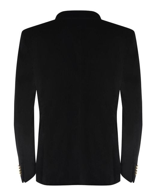 Tagliatore Black Double-Breasted Jacket