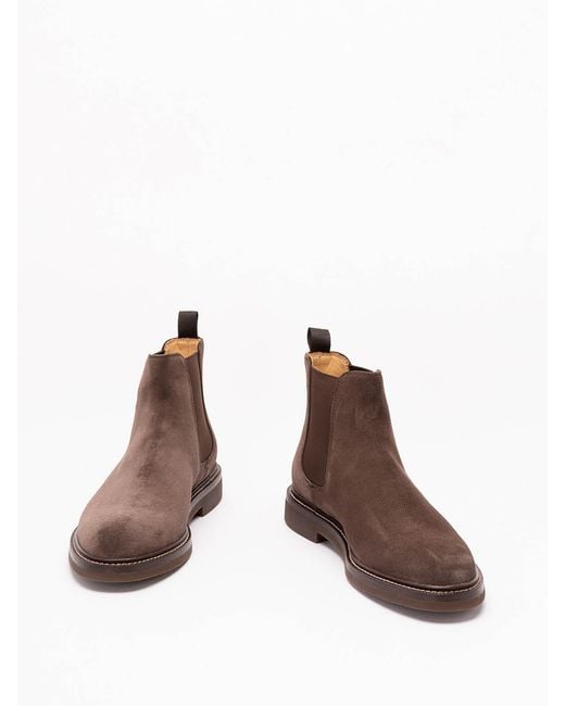 Brunello Cucinelli Brown Boots for men