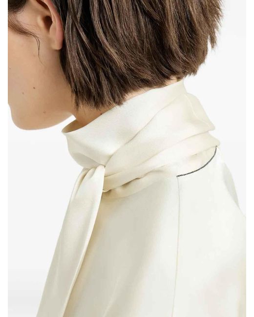 Brunello Cucinelli White Blouse