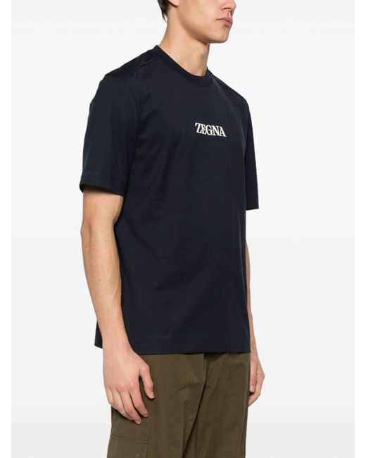 Zegna Black T-shirt for men