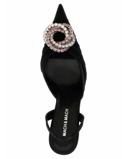 Mach & Mach Black Galaxy Slingback