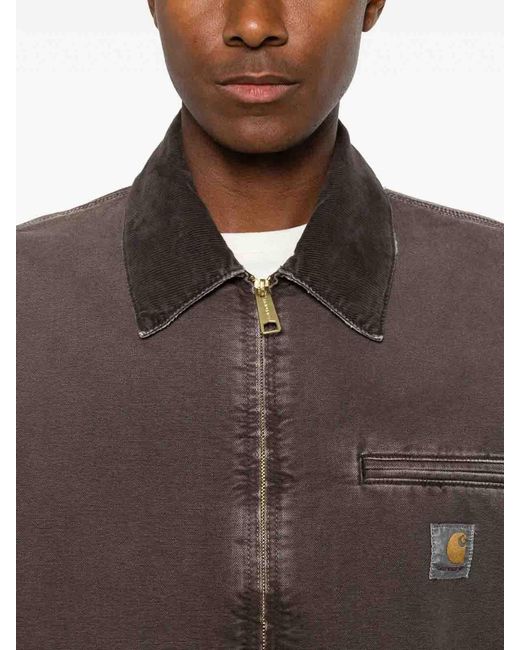 Carhartt Brown Og Detroit Jacket for men