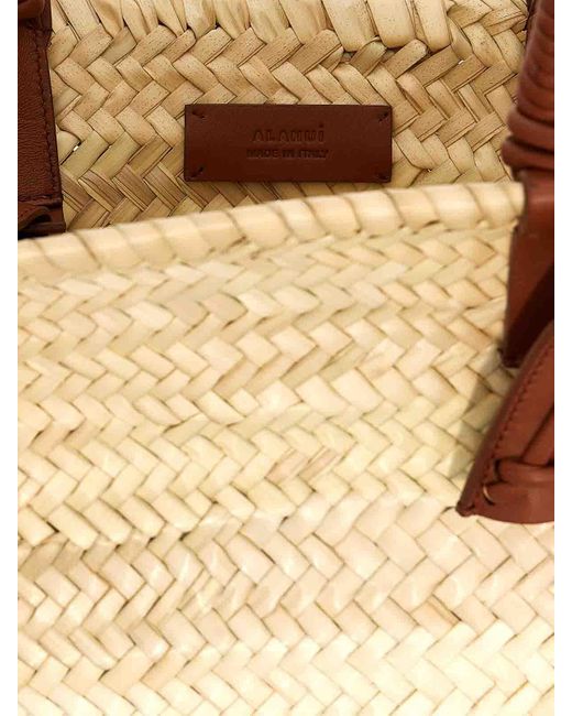 Alanui Metallic Icon Palm Leaf Small Handbag