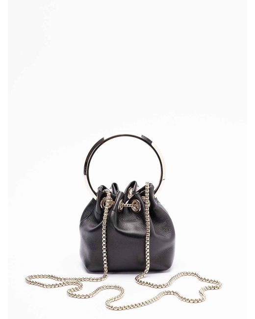 Jimmy Choo Black Micro Bon Bon Bag