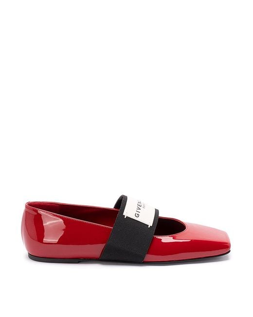 Givenchy Red Ballerinas