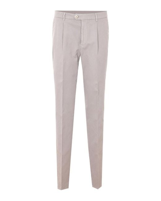 Brunello Cucinelli Gray Faded Pants for men