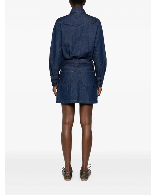 A.P.C. Blue Dress