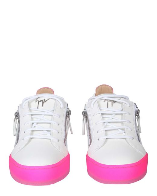 Giuseppe Zanotti Pink Maylondon Sneakers