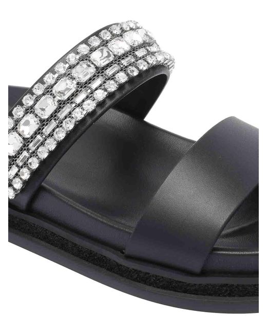 Jimmy Choo Black Jadi Sandals