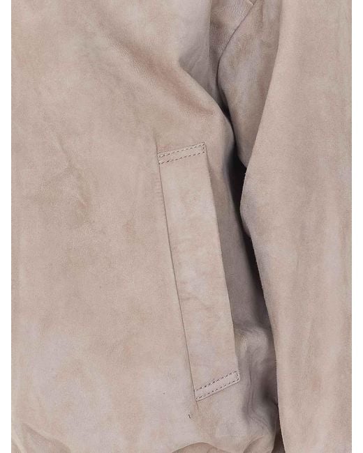Arma Natural Loua Suede Jacket