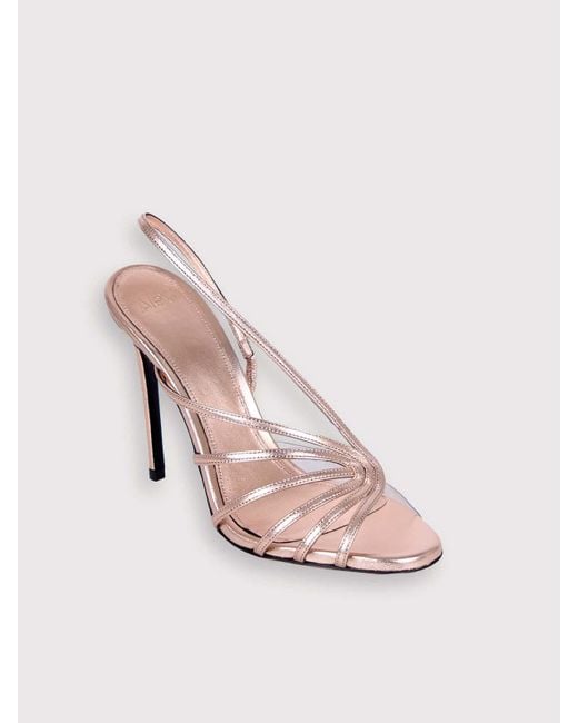 ALEVI Pink Sandal With Star Heel