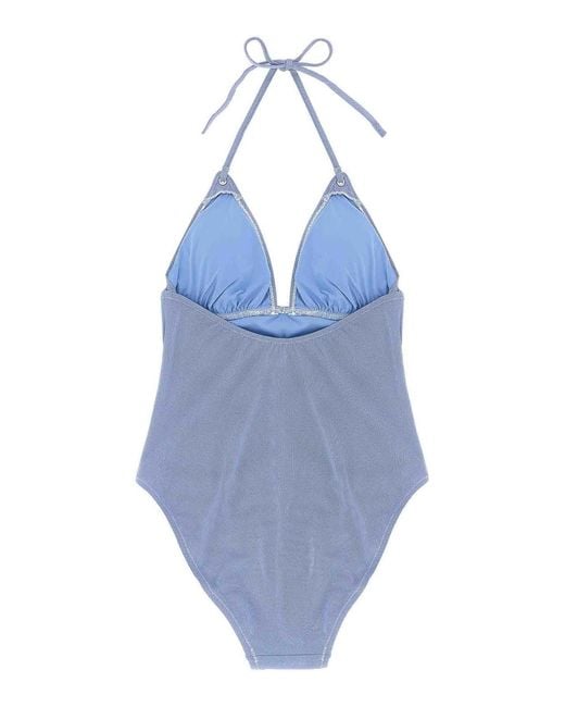 Polo Ralph Lauren Blue One-Piece Swimsuit