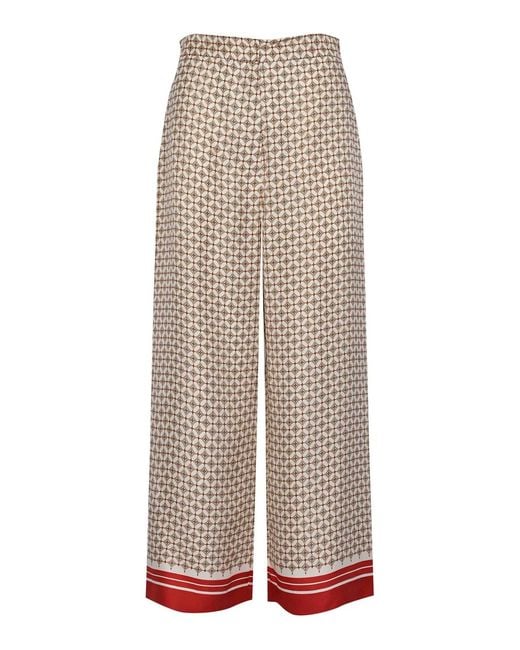 Max Mara Red Mstottelia Trousers