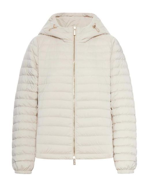 Moorer White Julay Short Padded Down Jacket