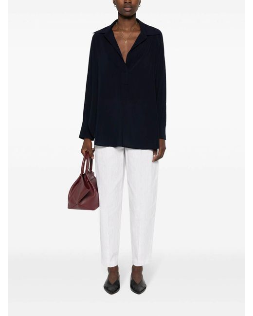 Alberto Biani Blue Georgette Blouse