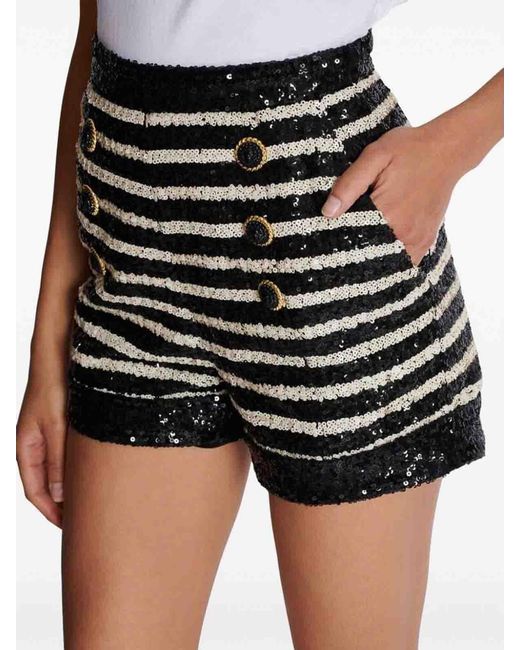 Balmain Black Shorts