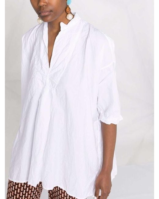 Daniela Gregis White Cotton Shirt