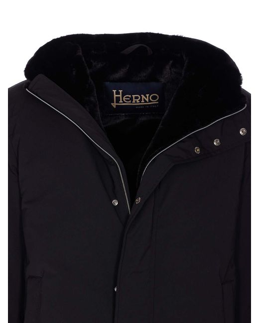 Herno Blue Keystone Parkka for men