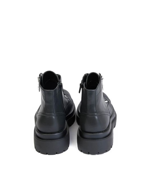 Just Cavalli Black Bourne Zip Ankle Boot for men