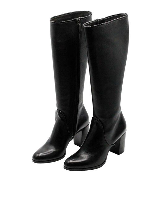 Santoni Black Boots