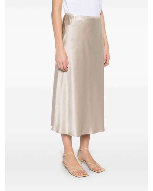 Max Mara White Midi Skirt