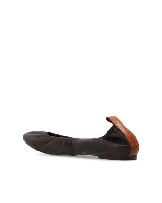 Lanvin Black Ballerinas