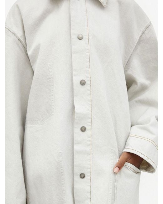 Maison Margiela White Shirt Style Casual Jacket