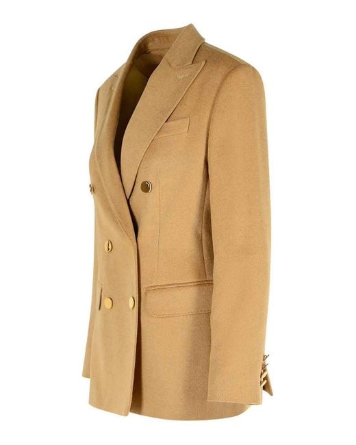 Max Mara Natural Pesche Camel Blazer