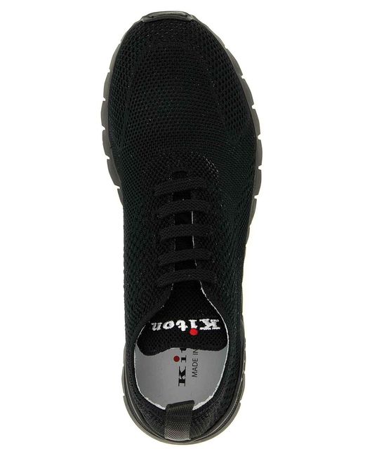 Kiton Black Fitb Sneakers for men