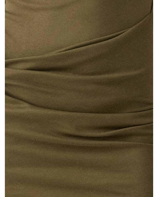 Jacquemus Green The Mini Robe Drapeado