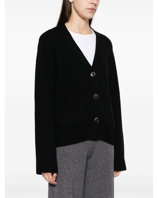 Lisa Yang Black Danni Cashmere Cardigan