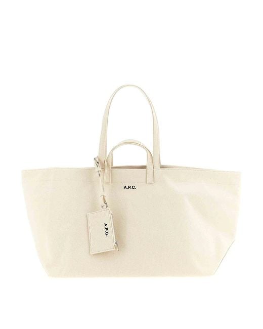 A.P.C. Natural Large Shopping Bag