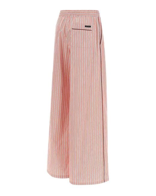 Dolce & Gabbana Pink Pajama Pants