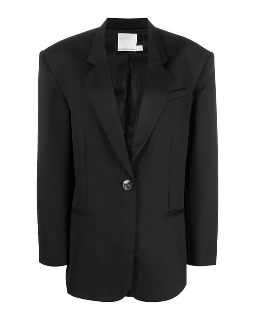 Christopher Esber Black The Bermuda Blazer