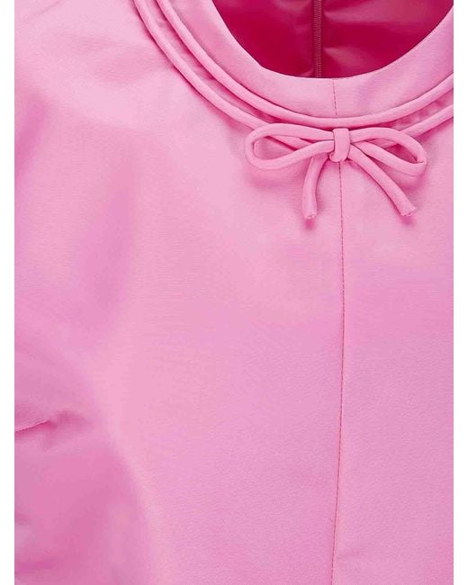 MM6 by Maison Margiela Pink Midi Dress