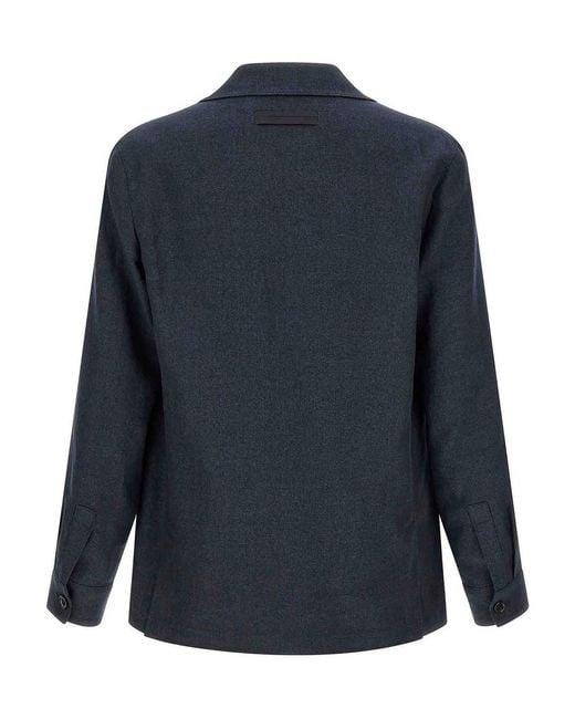 Zegna Blue Alpe' Jacket for men