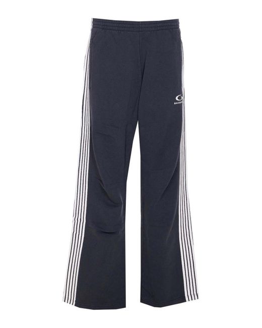Balenciaga Blue Loop Sports Icon Baggy Sweatpants for men