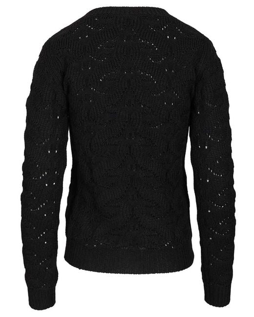 Etro Black Paisley Sweater