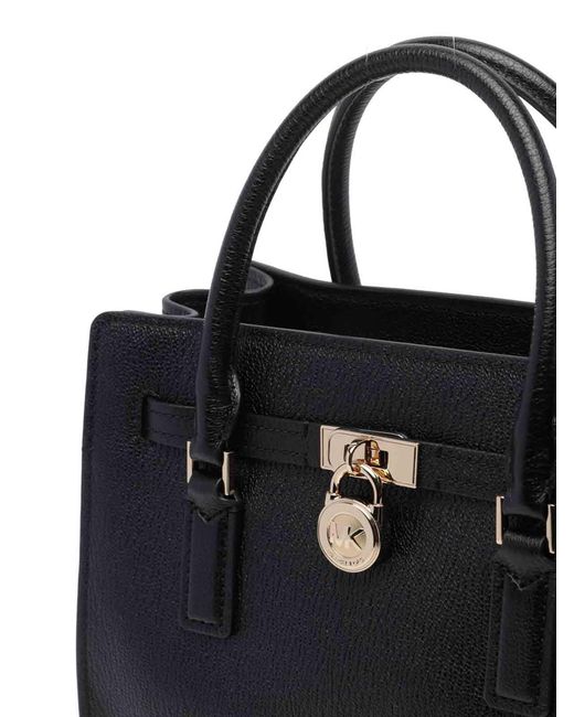 MICHAEL Michael Kors Black Small Hamilton Moderne Satchel Bag