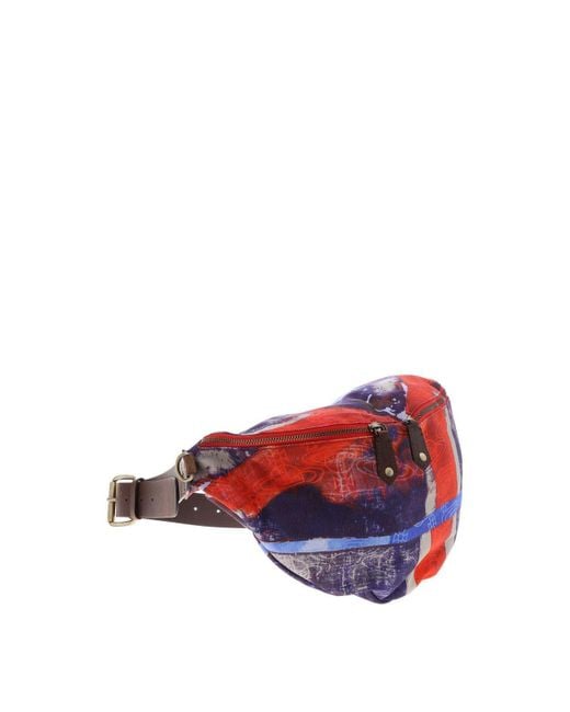 Vivienne Westwood White Albert Xl Belt Bag