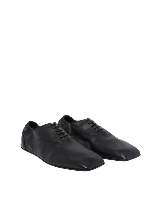 MM6 by Maison Margiela Black Lace Up Shoes for men