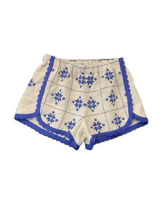 ORSINA Blue Shorts One Of A Kind