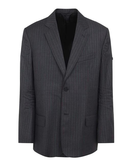 Balenciaga Black Wool Blazer for men