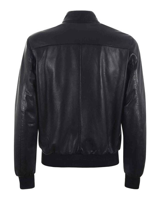THE JACK AND JACKIE LEATHERS Black Jacket for men