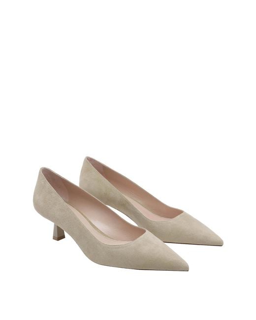 Stuart Weitzman Natural Seamoss Stuart Sculp Pumps