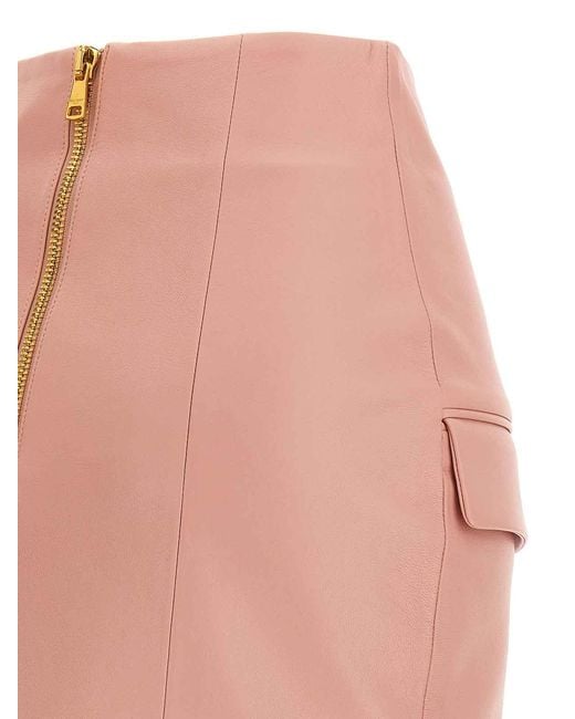 Balmain Pink Skirt
