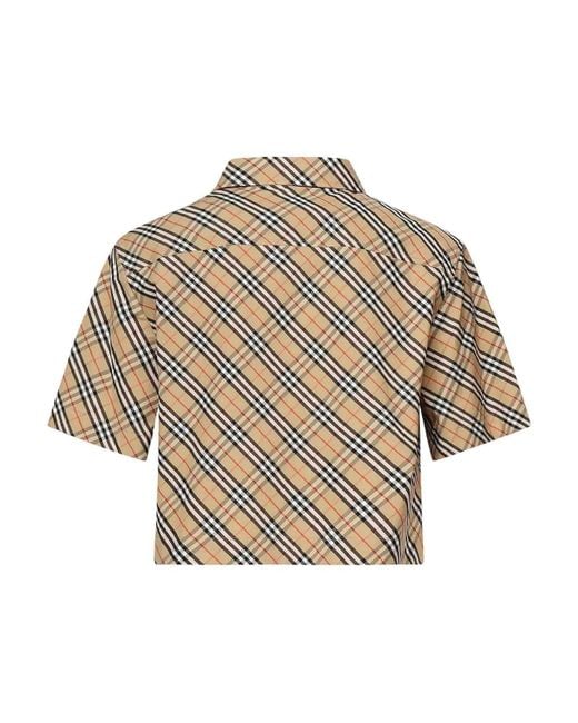 Burberry Natural Crop Shirt