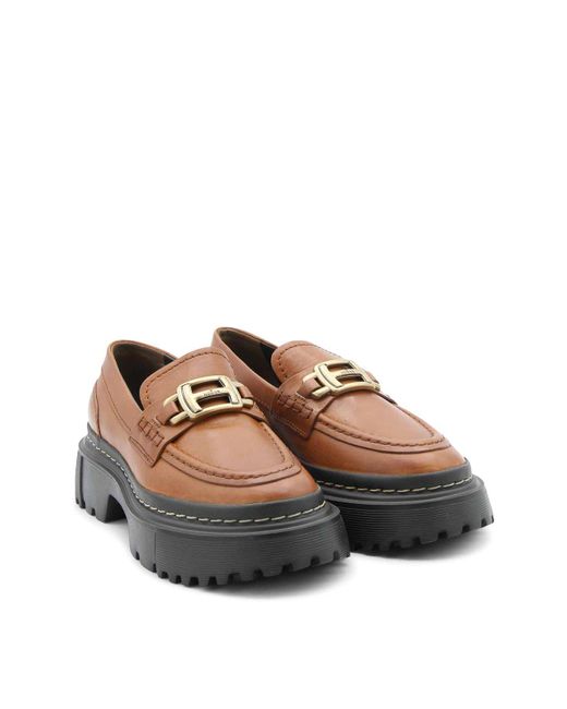 Hogan Brown Loafers