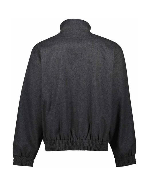 Drole de Monsieur Blue Flannel Tracksuit Jacket for men